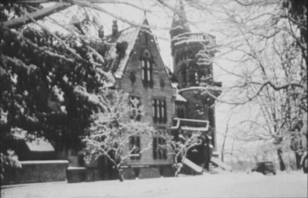 Die erste Heimstatt der DFG-Geschäftsstelle nach dem Zweiten Weltkrieg: Eine Villa am Rhein; Bad Godesberg 1950