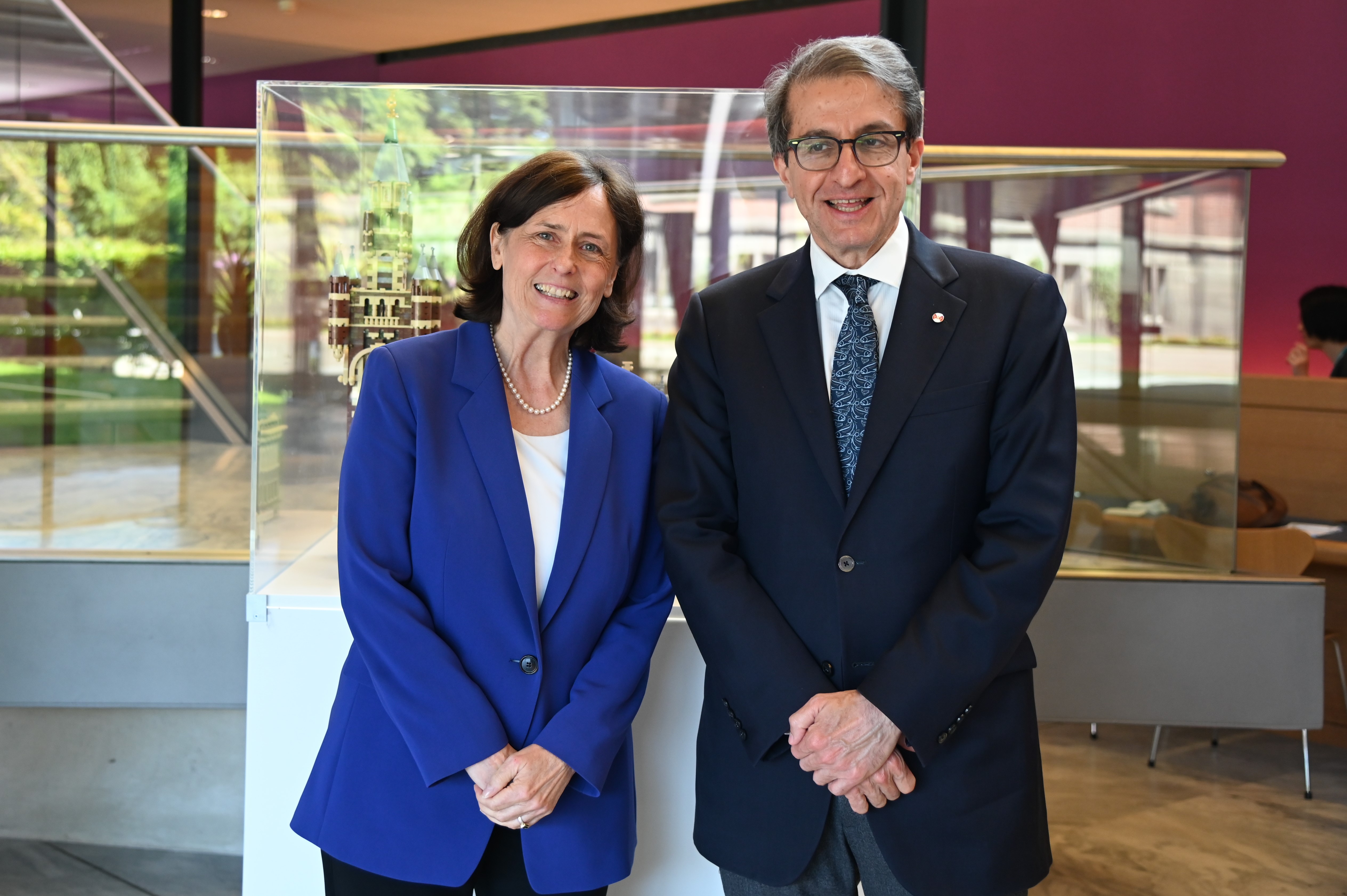 DFG-Präsidentin Katja Becker und NSERC-Präsident Alejandro Adem. Am 01. Juni wurde Adem zum neuen Sprecher des Global Research Councils gewählt.