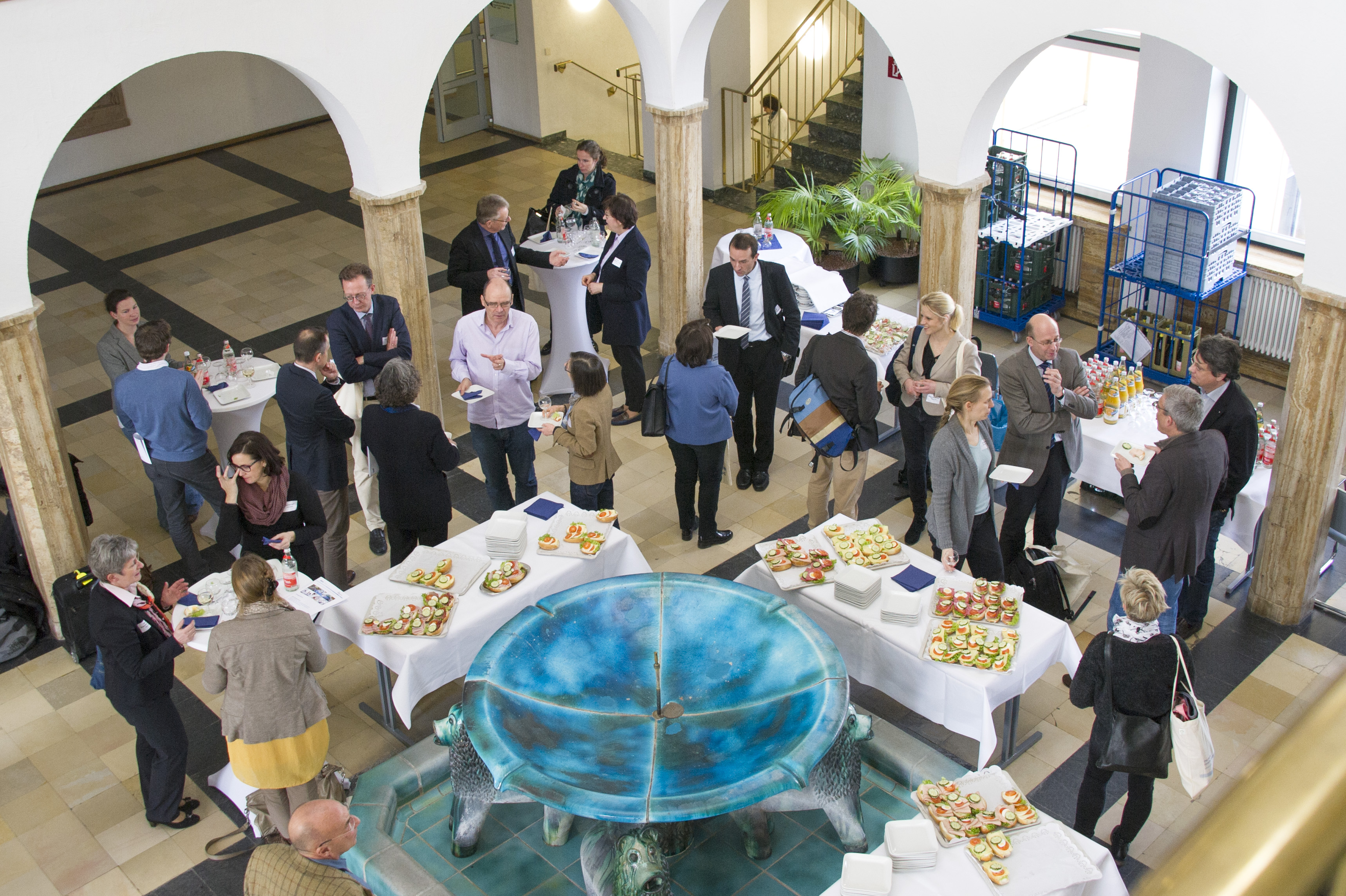 Beim Symposium gab es genügend Raum für Networking.