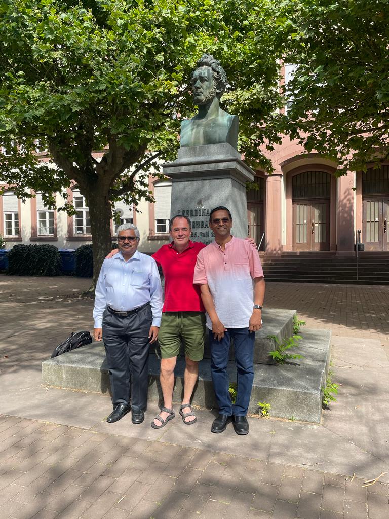 Prof. Suwas and Prof. Heilmaier in Karlsruhe 2023