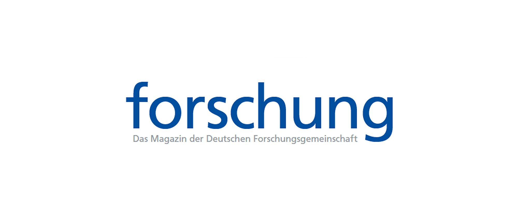 Logo: Magazin der DFG - forschung