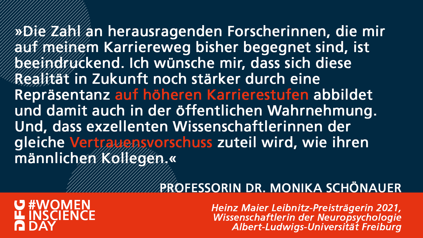 Statement Prof. Dr. Monika Schönauer