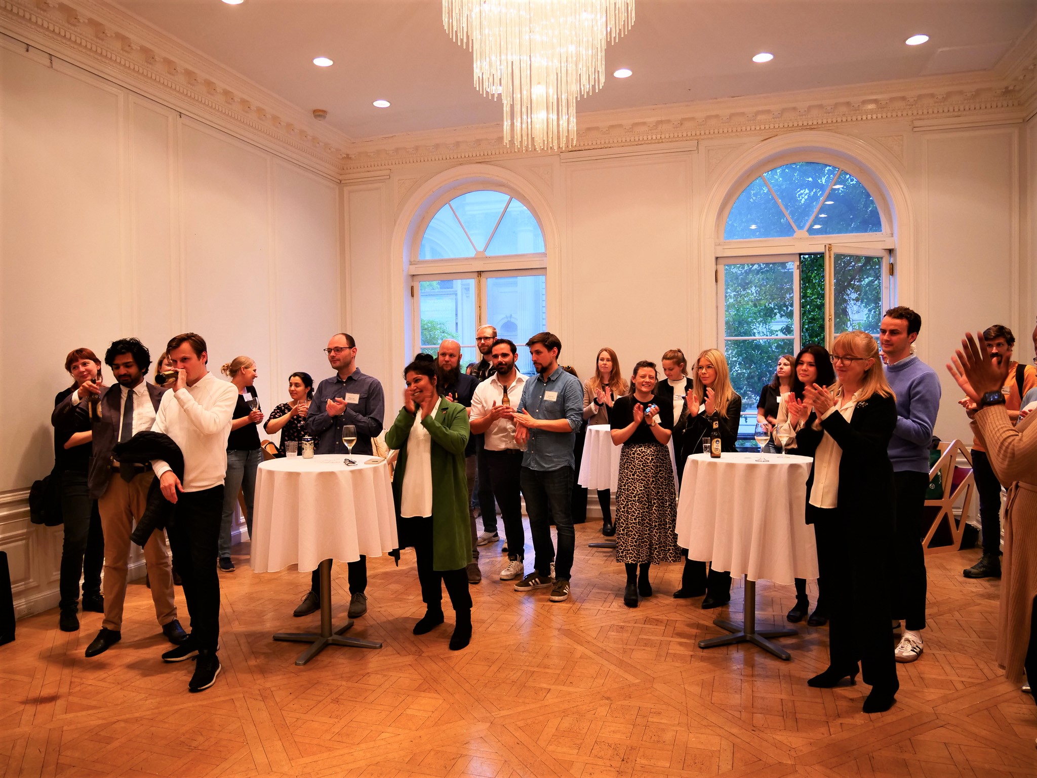 Impressions from the networking reception in New York: An enthusiastic audience
