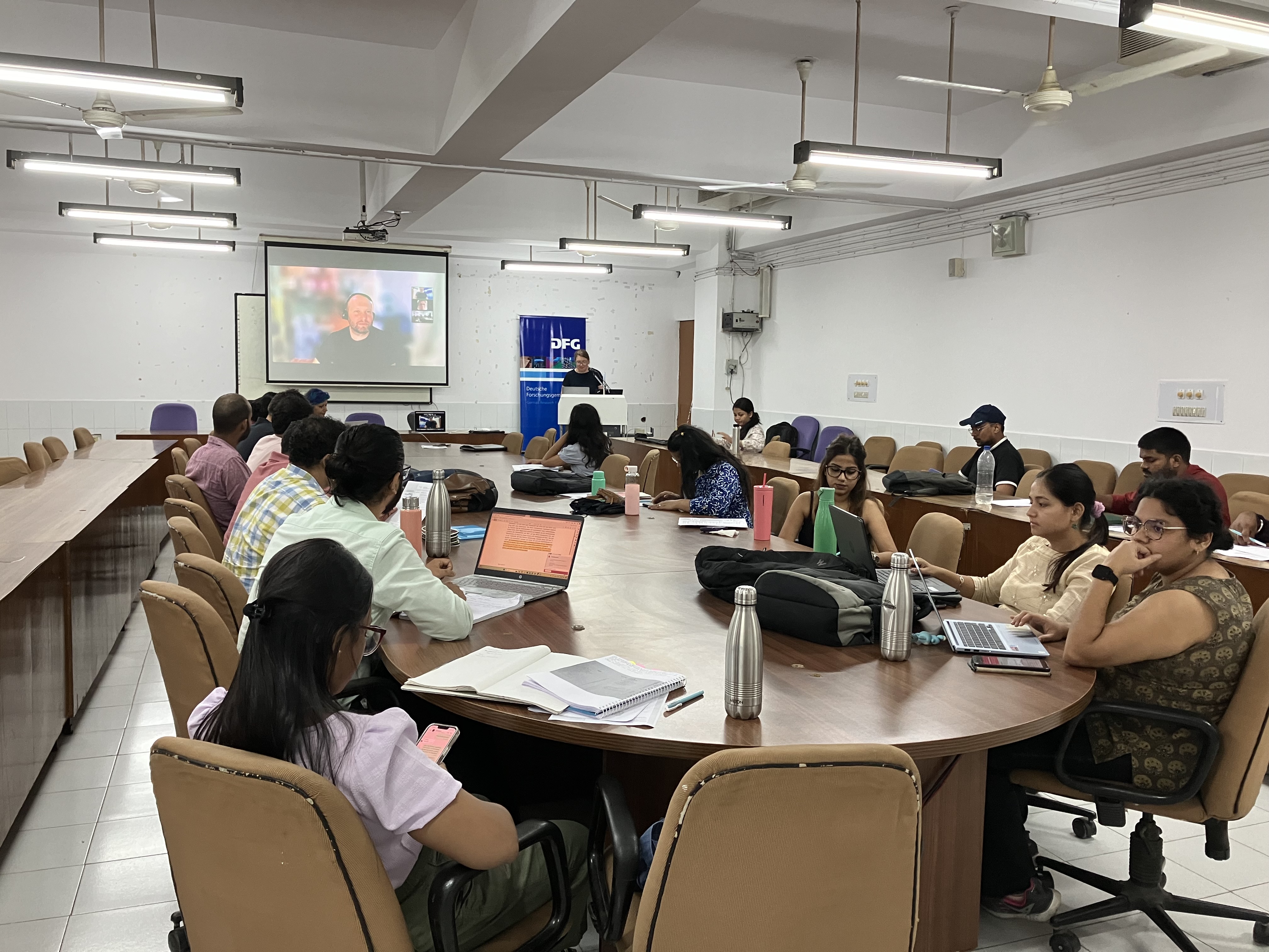 Seminar room with participants