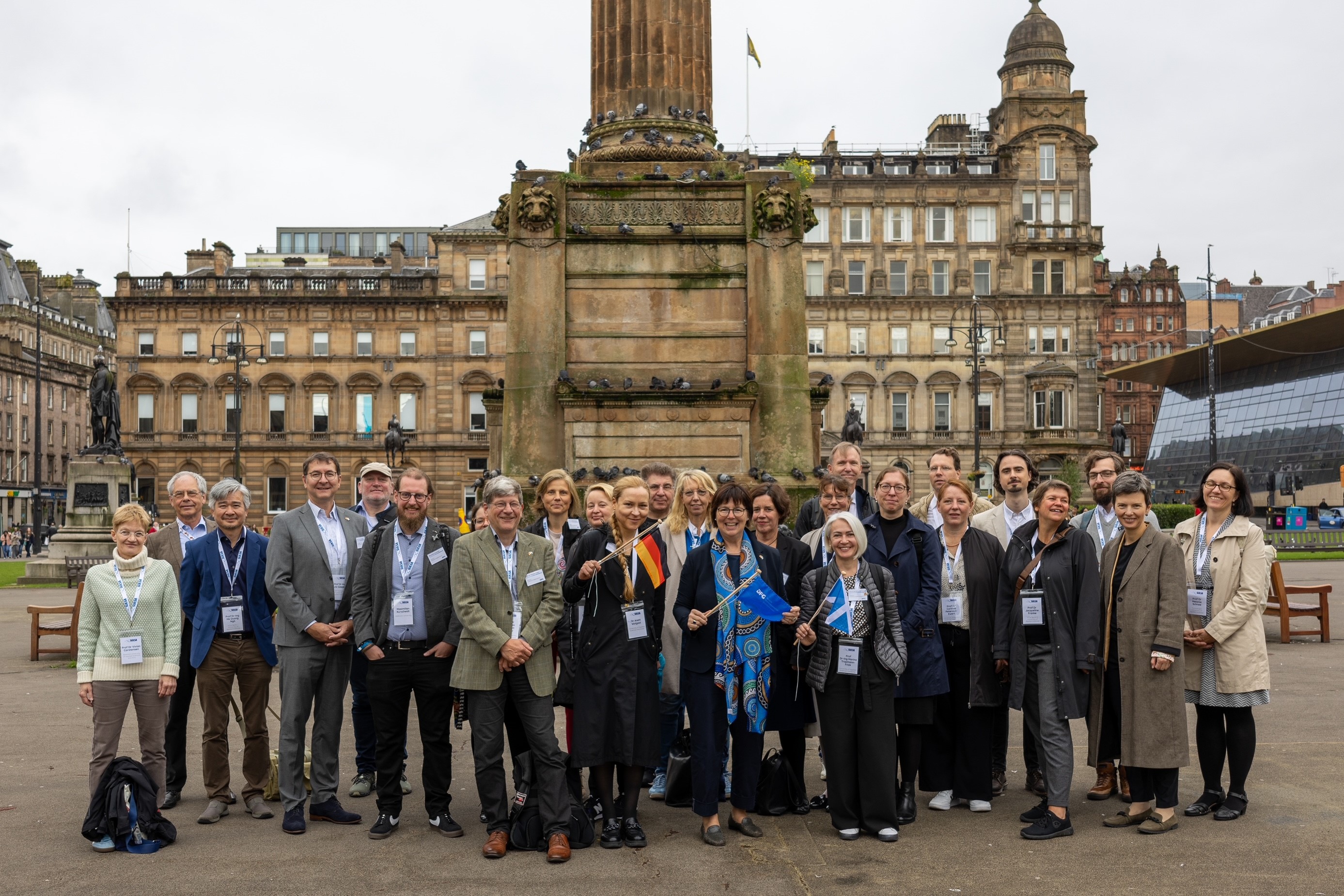 Group photo in Glasgow