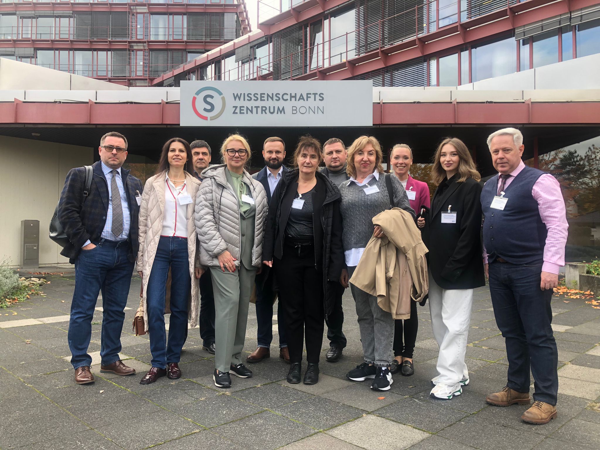 The NRFU in front of Wissenschaftszentrum Bonn